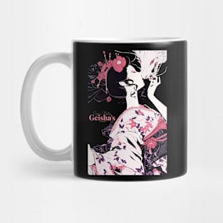 Geisha and Dragon 7011 Mug